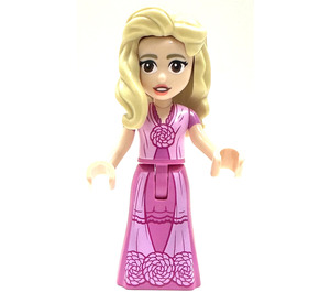 LEGO Glinda -  Růžová Šaty Minifigurka