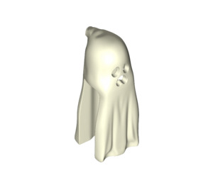 LEGO Im Dunkeln leuchtendes dichtes Weiß Ghost Shroud mit Open Mouth (10173)