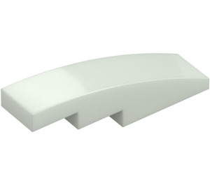 LEGO Glow in the Dark Solid White Slope 1 x 4 Curved (11153 / 61678)