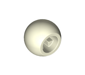 LEGO Im Dunkeln leuchtendes dichtes Weiß Technic Ball (18384 / 32474)