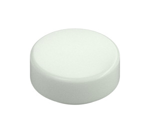 LEGO Glow in the Dark Solid White Tile 1 x 1 Round (35381 / 98138)