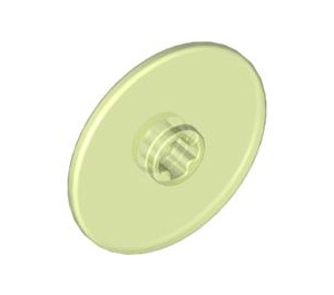 LEGO Glow in the Dark Transparent Green Disk 3 x 3 (2723 / 2958)