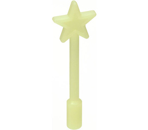 LEGO Glow in the Dark Transparent White Magic Wand (6124 / 28681)