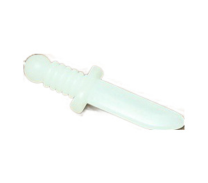 LEGO Glow in the Dark Transparent White Minifig Knife