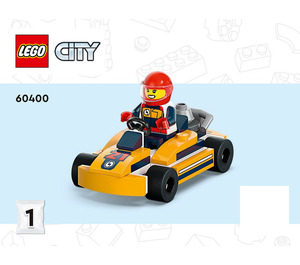 LEGO Go-Karts et Race Drivers 60400 Instructions