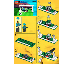 LEGO Goalkeeper Set 3413 Instructions