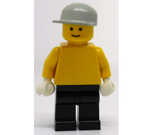 LEGO Goalkeeper avec Plaine Jaune Torse et blanc Gloves Figurine