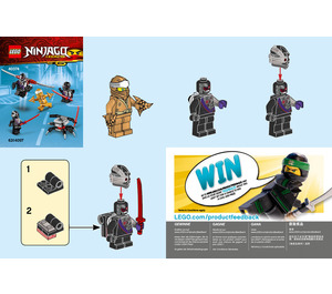 LEGO Golden Zane Accessory Set  40374 Instructions