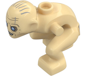 LEGO Gollum Hoofd en Body met Rond Ogen