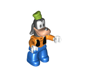 LEGO Goofy con Naranja Chaqueta Figura Duplo