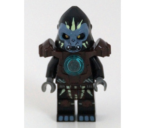 LEGO Gorzan s Dark Hnědá Heavy Brnění a Chi Minifigurka