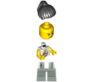 LEGO Grand Carousel Girl avec Surfer Torse Figurine