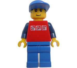 LEGO Grand Carousel Male met Rood Shirt minifiguur