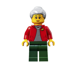 LEGO Grandma met glasses minifiguur