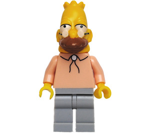LEGO Grandpa Simpson minifiguur