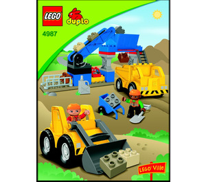 LEGO Gravel Pit 4987 Instrukce