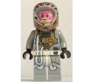 LEGO Grijs Squadron Pilot minifiguur