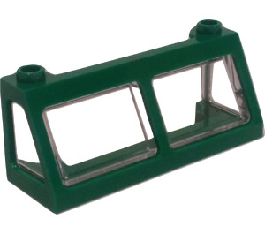 LEGO Green 2f Train Windscreen 2 x 6 x 2 (6567)