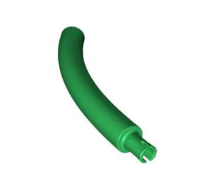 LEGO Green Animal Tail Middle Section with Technic Pin (40378 / 51274)