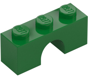 LEGO Grøn Hvælving 1 x 3 (4490)