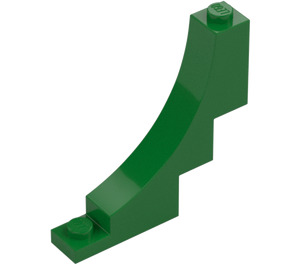 LEGO Grön Båge 1 x 5 x 4 Omvänd (4294 / 30099)