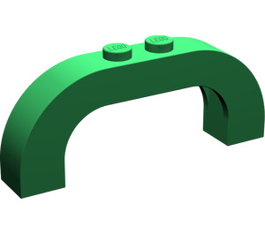 LEGO Vert Arche
 1 x 6 x 2 avec Haut incurvé (6183 / 24434)