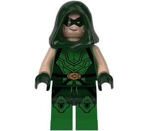 LEGO Verde Flecha con Capucha Minifigura