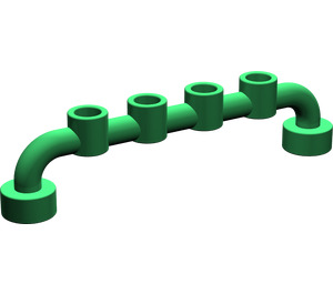 LEGO Vert Barre 1 x 6 avec goujons complètement ouverts (4873)