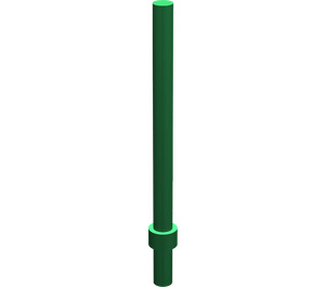 LEGO Vert Barre 6 avec arrêt épais (28921 / 63965)
