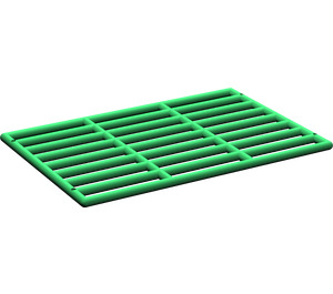 LEGO Green Bar 9 x 13 Grille (6046)
