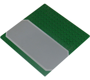 LEGO Vert Plaque de Base 16 x 16 avec Driveway avec Driveway (30225)
