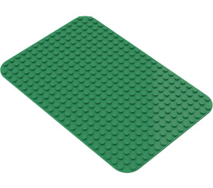 LEGO Vert Plaque de Base 16 x 24 avec Coins arrondis (455)