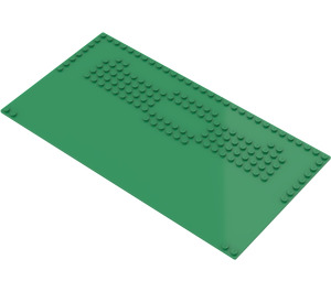 LEGO Grön Basplatta 16 x 30 med Byggset 080 Gul House Knoppar