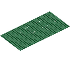 LEGO Vert Plaque de Base 16 x 32 avec Dots from Sets 356 et 540 (2748)