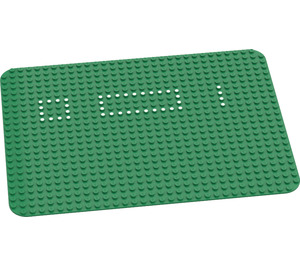 LEGO Grønn Bunnplate 24 x 32 med Sett 354 Dots med avrundede hjørner (10)