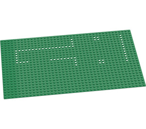 LEGO Grün Grundplatte 24 x 40 mit Dots from Sets 370 und 585