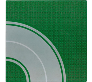 LEGO Green Baseplate 32 x 32 Road 8-Stud Curve (82935)