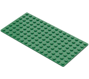 LEGO Groen Grondplaat 8 x 16 (3865)