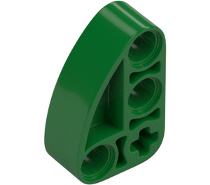 LEGO Green Beam 1 x 2 x 3 Bent 90 Degrees Quarter Ellipse (71708)