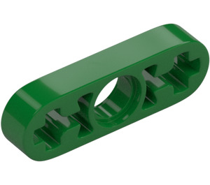 LEGO Groen Balk 3 x 0.5 Dun met As Gaten (6632 / 65123)