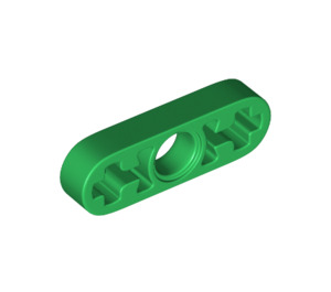 LEGO Green Beam 3 x 0.5 Thin with Axle Holes (6632 / 65123)
