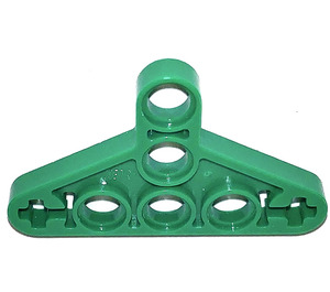 LEGO Vert Faisceau 3 x 5 x 0.5 Triangle Mince Type 1 (2905)