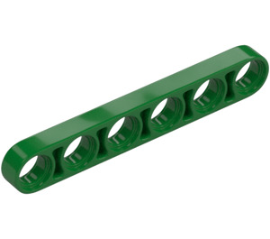 LEGO Green Beam 6 x 0.5 Thin (28570 / 32063)