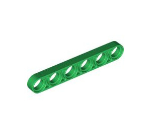 LEGO Green Beam 6 x 0.5 Thin (28570 / 32063)