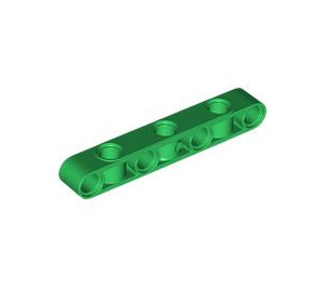 LEGO Grün Strahl 7 mit Seite Löcher (2391)