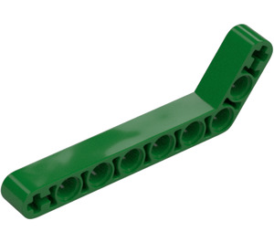 LEGO Vert Faisceau Courbé 53 degrés, 3 et 7 des trous (32271 / 42160)