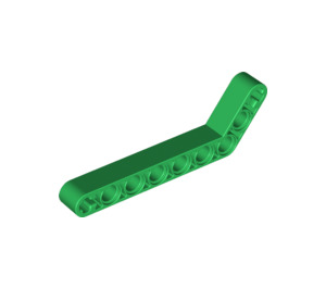 LEGO Vert Faisceau Courbé 53 degrés, 3 et 7 des trous (32271 / 42160)