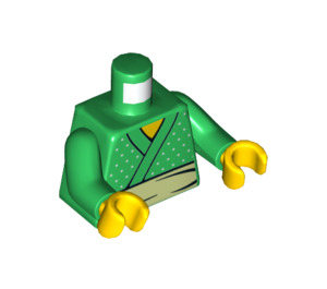 LEGO Groen Betsy Minifig Torso (973 / 76382)