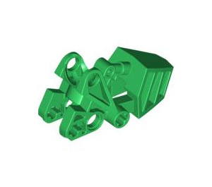 LEGO Green Bionicle Toa Foot with Ball Joint (Rounded Tops) (32475)