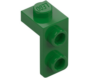 LEGO Grønn Brakett 1 x 1 med 1 x 2 Plate Ned (79389)